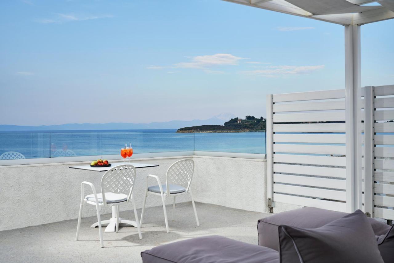 Antigoni Seaside Resort Calcídica Exterior foto